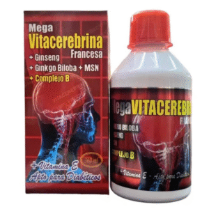 Mega Max Vitacerebrina con Ginkgo Biloba + Ginseng x 360